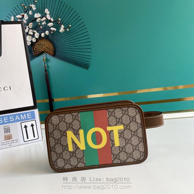 Gucci古馳包包 G家新款腰包 636243 FAKE 古奇小號男士腰包 gdj1395
